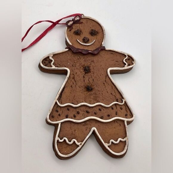 VNT Gingerbread  Lady High End Christmas Tree Winter Holiday Ornament - Picture 1 of 11
